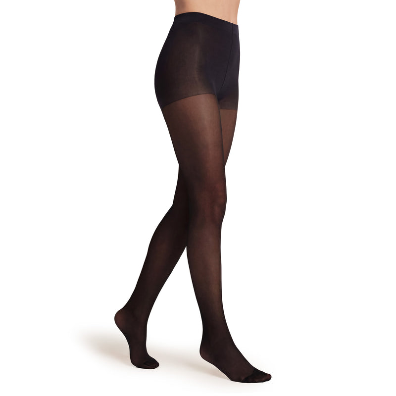 Elegante Classic Shine 15D Gloss Tights in Black