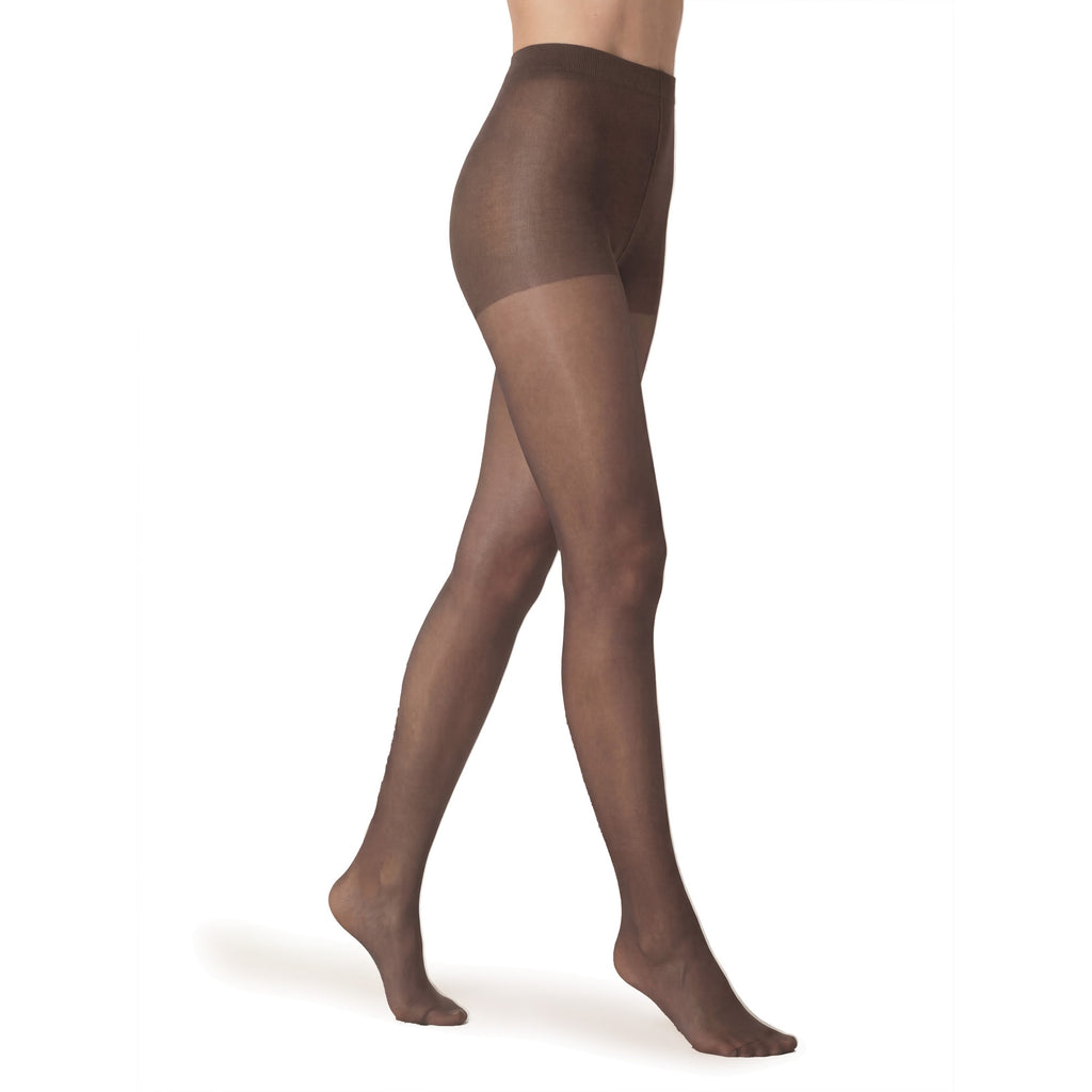 Elegante Essentials 15D Gloss Tights in Barely Black