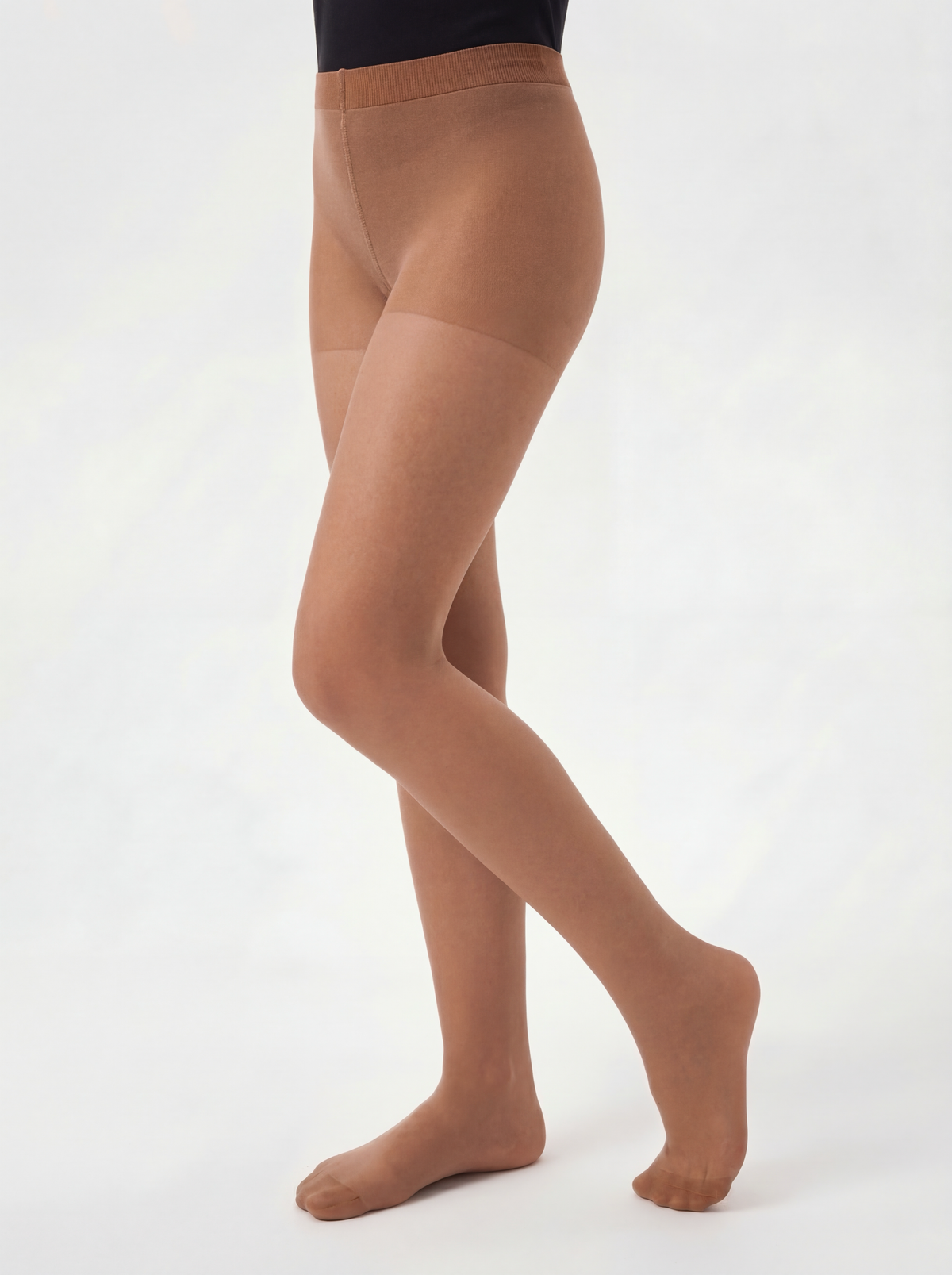 Girls Gloss Tights, 15D, Bronze Glow